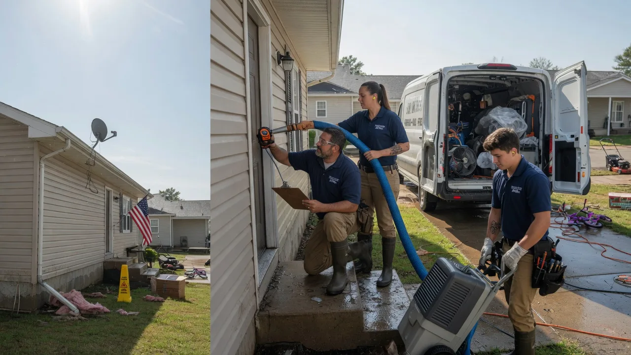 Ceiling Water Damage Restoration in Lomira, WI near me